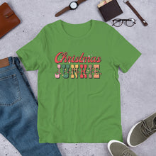 Load image into Gallery viewer, Christmas Junkie Unisex t-shirt