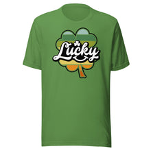 Load image into Gallery viewer, Lucky Retro Shamrock Unisex t-shirt