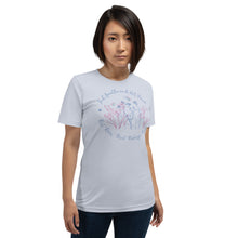Load image into Gallery viewer, Breathe and Hit Pause (light colors) Unisex t-shirt