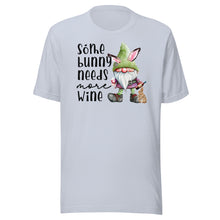 Load image into Gallery viewer, Some Bunny Needs More Wine Unisex t-shirt