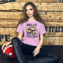 Load image into Gallery viewer, Relax, God Is In Control Unisex t-shirt