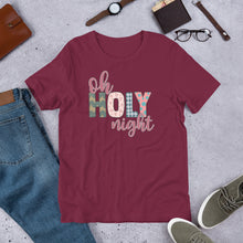 Load image into Gallery viewer, O Holy Night (Block Letters) Unisex t-shirt