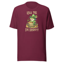 Load image into Gallery viewer, Kiss Me I'm Hoppy Unisex t-shirt
