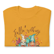 Load image into Gallery viewer, Fallin' With My Gnomies Unisex t-shirt (Lighter Colors)