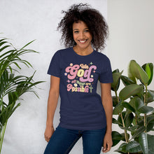 Load image into Gallery viewer, Inspirational Tee - With God All Things Are Possible (Crew Neck)