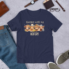 Load image into Gallery viewer, Hanging With My Heifers (Dark Colors) Unisex t-shirt