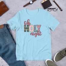 Load image into Gallery viewer, O Holy Night (Block Letters) Unisex t-shirt