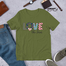 Load image into Gallery viewer, Love Like Jesus Unisex t-shirt