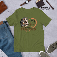 Load image into Gallery viewer, Just A Girl Who Loves Horses Unisex t-shirt