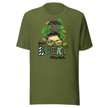 Load image into Gallery viewer, One Lucky Mama Unisex t-shirt