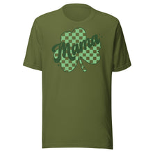 Load image into Gallery viewer, Mama Checkered Shamrock Unisex t-shirt