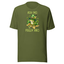Load image into Gallery viewer, Irish Eyes Froggy Vibes Unisex t-shirt
