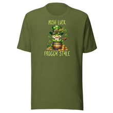 Load image into Gallery viewer, Irish Luck Froggy Style Unisex t-shirt