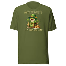 Load image into Gallery viewer, Hoppy St Paddy's It's Ribbiting Fun Unisex t-shirt