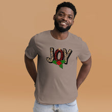 Load image into Gallery viewer, Joy (Leopard and Wreath) Unisex t-shirt
