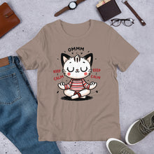 Load image into Gallery viewer, Omm Keep Calm (cat) Unisex t-shirt