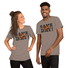 Load image into Gallery viewer, Game Day Black Glitter Unisex t-shirt