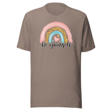 Load image into Gallery viewer, Be Yourself Pastel Rainbow Unisex t-shirt