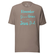 Load image into Gallery viewer, Give Grace, Jesus Did (minimalist) Unisex t-shirt