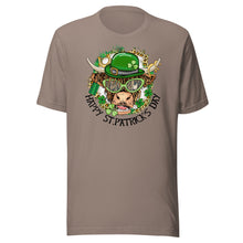 Load image into Gallery viewer, Happy St Patrick’s Day (highland cow) Unisex t-shirt