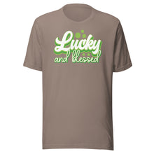 Load image into Gallery viewer, Lucky And Blessed Unisex t-shirt