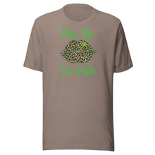 Load image into Gallery viewer, Kiss Me, I’m Irish (leopard lips) Unisex t-shirt