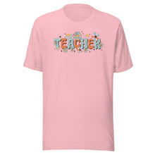 Load image into Gallery viewer, Teacher Retro Flowers Unisex t-shirt