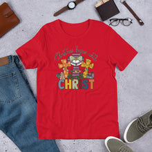 Load image into Gallery viewer, Christmas Begins with Christ Unisex t-shirt