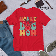 Load image into Gallery viewer, Holly Jolly Dog Mom Unisex t-shirt