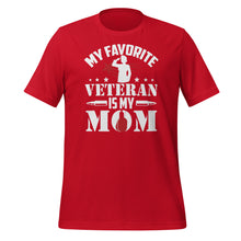 Load image into Gallery viewer, My Favorite Veteran My Mom Unisex t-shirt