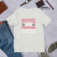 Load image into Gallery viewer, Coffee and Christmas Cheer Unisex t-shirt