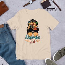Load image into Gallery viewer, November Girl Unisex Fall t-shirt