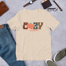 Load image into Gallery viewer, Plaid Cozy Season Unisex t-shirt
