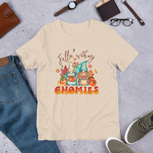 Load image into Gallery viewer, Fallin' With My Gnomies Unisex t-shirt (Lighter Colors)