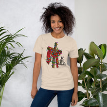 Load image into Gallery viewer, Be The Light Cross and Lights Unisex t-shirt