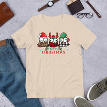 Load image into Gallery viewer, Merry Christmas Three Chickens Unisex t-shirt