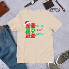 Load image into Gallery viewer, Have a Very Furry Christmas Ho-Ho-Ho Unisex t-shirt
