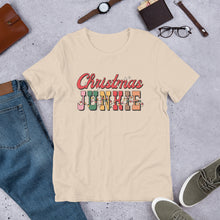 Load image into Gallery viewer, Christmas Junkie Unisex t-shirt