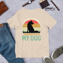 Load image into Gallery viewer, Workout And Hang With My Dog Unisex t-shirt