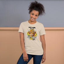 Load image into Gallery viewer, Just A Girl Who Loves Highland Cows Unisex t-shirt
