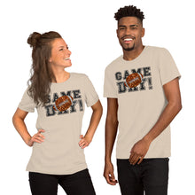 Load image into Gallery viewer, Game Day Black Glitter Unisex t-shirt