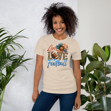 Load image into Gallery viewer, Live Love Football Unisex t-shirt