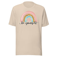 Load image into Gallery viewer, Be Yourself Pastel Rainbow Unisex t-shirt