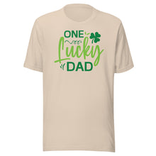 Load image into Gallery viewer, One Lucky Dad Unisex t-shirt