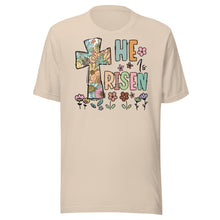 Load image into Gallery viewer, He Is Risen (flowers) Unisex t-shirt