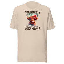 Load image into Gallery viewer, Apparently I Have A Bit Of An Attitude Unisex t-shirt