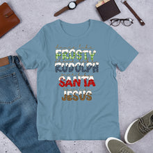 Load image into Gallery viewer, Dance Like Frosty Love Like Jesus Unisex t-shirt