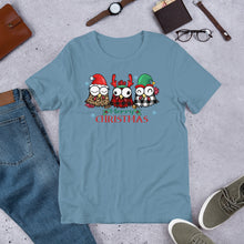 Load image into Gallery viewer, Merry Christmas Three Chickens Unisex t-shirt
