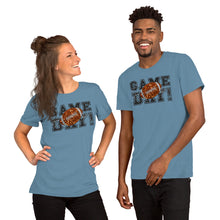 Load image into Gallery viewer, Game Day Black Glitter Unisex t-shirt