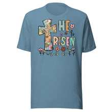 Load image into Gallery viewer, He Is Risen (flowers) Unisex t-shirt